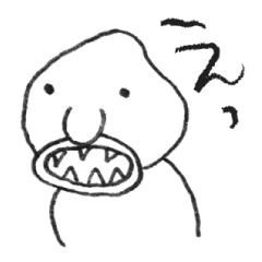 [LINEスタンプ] お茶目なブロブ君