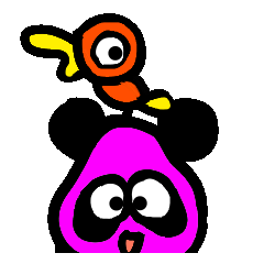 [LINEスタンプ] Coloful panda family 3