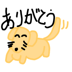 [LINEスタンプ] ラクガキ犬