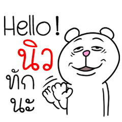 [LINEスタンプ] I'm New V.Funny Bear