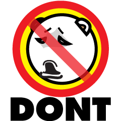 [LINEスタンプ] DONT！！