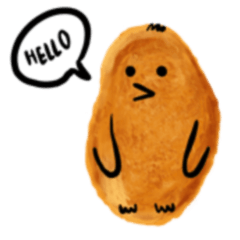 [LINEスタンプ] Nick the nugget