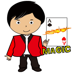 [LINEスタンプ] Magician - Everyday 1