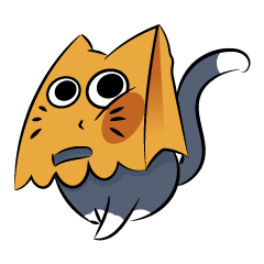 [LINEスタンプ] Paper bag cat