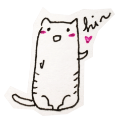 [LINEスタンプ] Cats and hearts