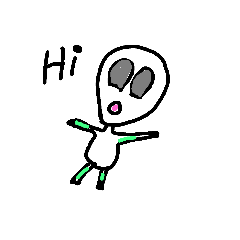 [LINEスタンプ] Mumi Alien