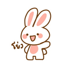 [LINEスタンプ] Rabbity kkkk