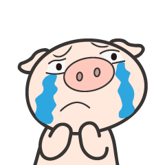 [LINEスタンプ] Buboo Pig (letterless)