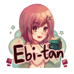 [LINEスタンプ] Ebi-Tan Idol