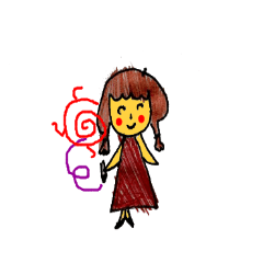 [LINEスタンプ] I am 7 year old