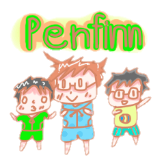 [LINEスタンプ] Penfinn and friends