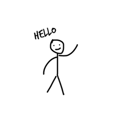 [LINEスタンプ] stickman bb