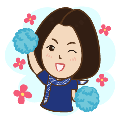 [LINEスタンプ] Six teachers a funny girl