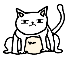 [LINEスタンプ] MEOW THE FAT CAT