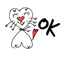 [LINEスタンプ] Love cat smile