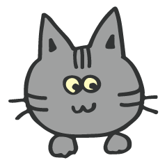 [LINEスタンプ] 我が家のねこさん【サバトラ・イエロー】