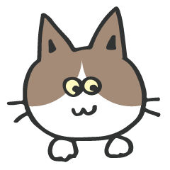 [LINEスタンプ] 我が家のねこさん【茶ブチ・イエロー】