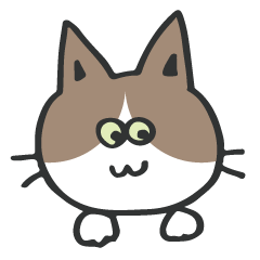 [LINEスタンプ] 我が家のねこさん【茶ブチ・グリーン】