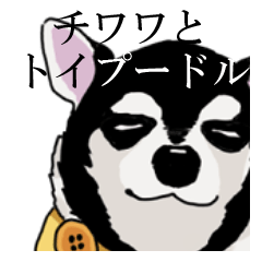 [LINEスタンプ] チワワとトイプードルのスタンプ