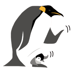 [LINEスタンプ] ペンギン スタンプの画像（メイン）