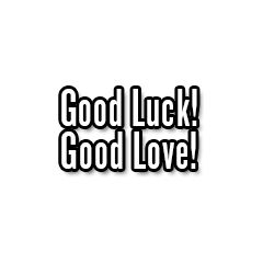 [LINEスタンプ] Good Luck Good Love