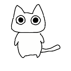 [LINEスタンプ] 喋らないねこ