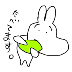 [LINEスタンプ] うさ人人