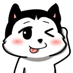 [LINEスタンプ] Funny security dog 3