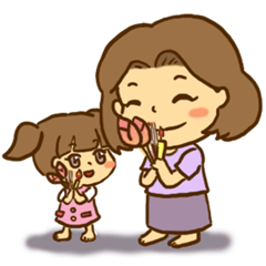 [LINEスタンプ] Namo ＆ Her Family