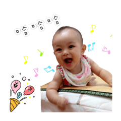 [LINEスタンプ] little baby girl life