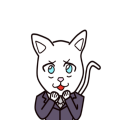 [LINEスタンプ] 執事猫 のえ