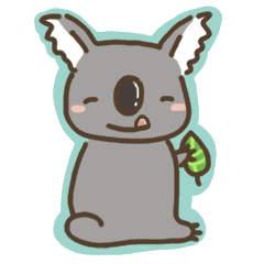 [LINEスタンプ] Koala with a tail