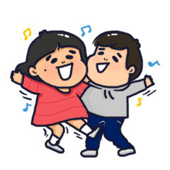 [LINEスタンプ] Jiangjiang＆Youyou