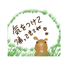 [LINEスタンプ] モフモフ家族たち②