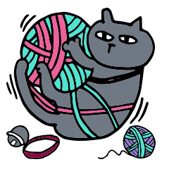 [LINEスタンプ] cat＆cat 2