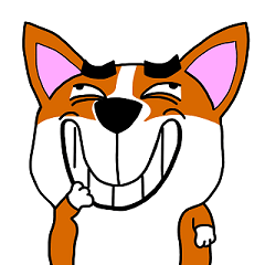 [LINEスタンプ] Thick eyebrows corgi's daily life