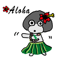 [LINEスタンプ] トイプードルシルバーつむぎ