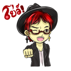 [LINEスタンプ] Blind Sanke 35th