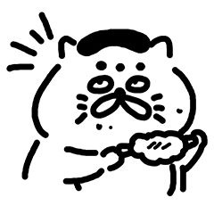 [LINEスタンプ] A CAT,WU LANG-LAZY DAY
