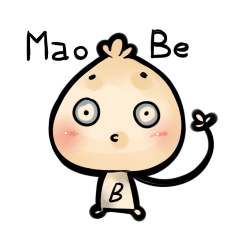 [LINEスタンプ] MaoBe making a formal debut.