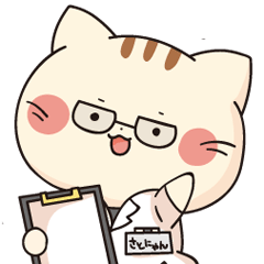 [LINEスタンプ] 薬を無くす顧問薬剤士 さとにゃん