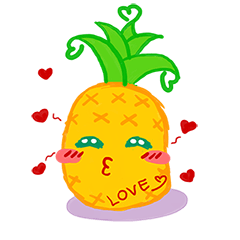 [LINEスタンプ] Nanas Chan