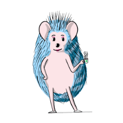 [LINEスタンプ] Mali is little hedgehog