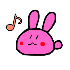 [LINEスタンプ] もちうさぎのぷぅ