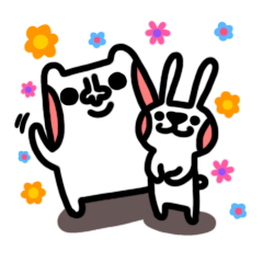 [LINEスタンプ] Silly hat and rabbit 2