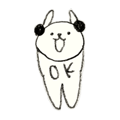 [LINEスタンプ] クロみみくまさん