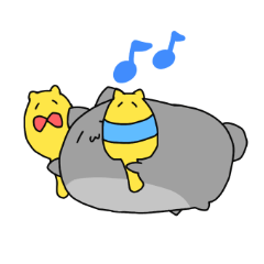 [LINEスタンプ] ねこのゴマ