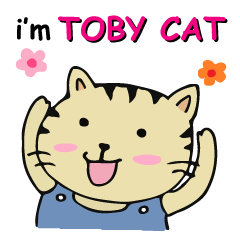 [LINEスタンプ] I am Topycat