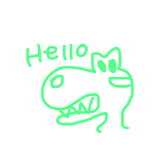 [LINEスタンプ] lil dino