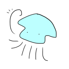 [LINEスタンプ] イカとタコと海の生き物